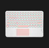 JEQANG Touch BT+ Wi-Fi Keyboard JB-382 (White)